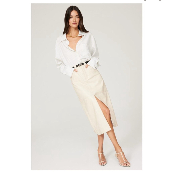 A.L.C. Dresses & Skirts - A.L.C. Alden Faux Leather Midi Skirt